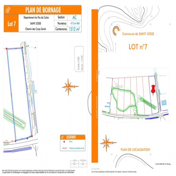 Offres de vente Terrain Saint-Aubin 62170